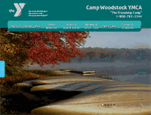 Tablet Screenshot of campwoodstock.org